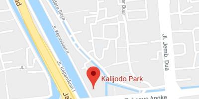 Χάρτης της kalijodo Τζακάρτα