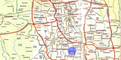 Χάρτης της kemang Jakarta