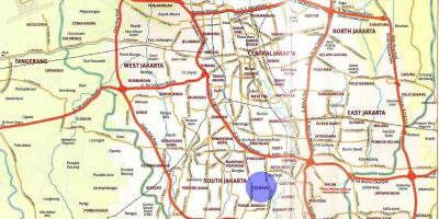 Χάρτης της kemang Jakarta