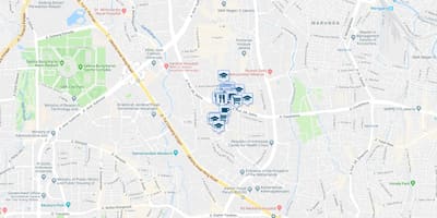 Χάρτης της kuningan Jakarta