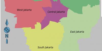 Πρωτεύουσα της ινδονησίας χάρτης