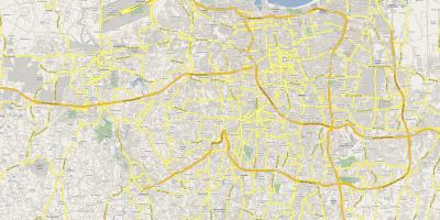 Χάρτης της Τζακάρτα δρόμο